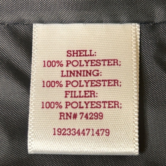 SO Authentic American Heritage Men’s Quilted Black Vest Size L w/2 front pockets - Picture 6 of 6